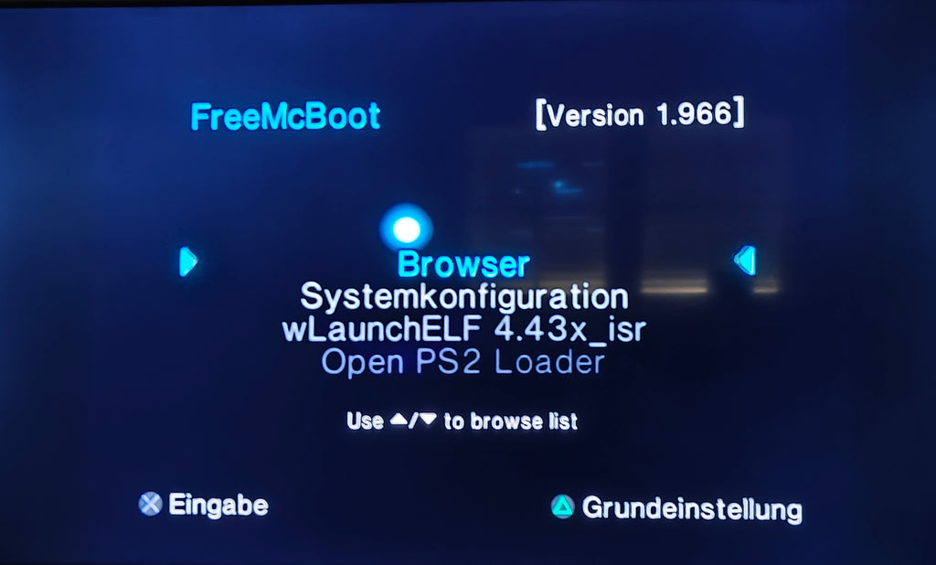 PS2 + 1/2/4 TB Festplatte + Softmod/FMCB